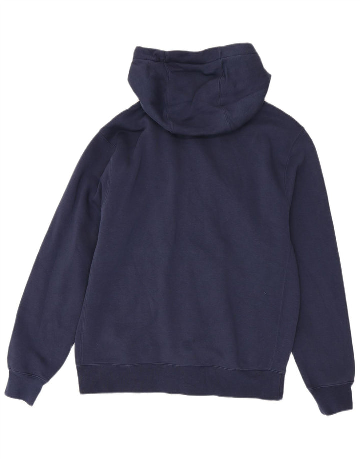 Nike Pull à capuche zippé en coton bleu marine moyen pour homme