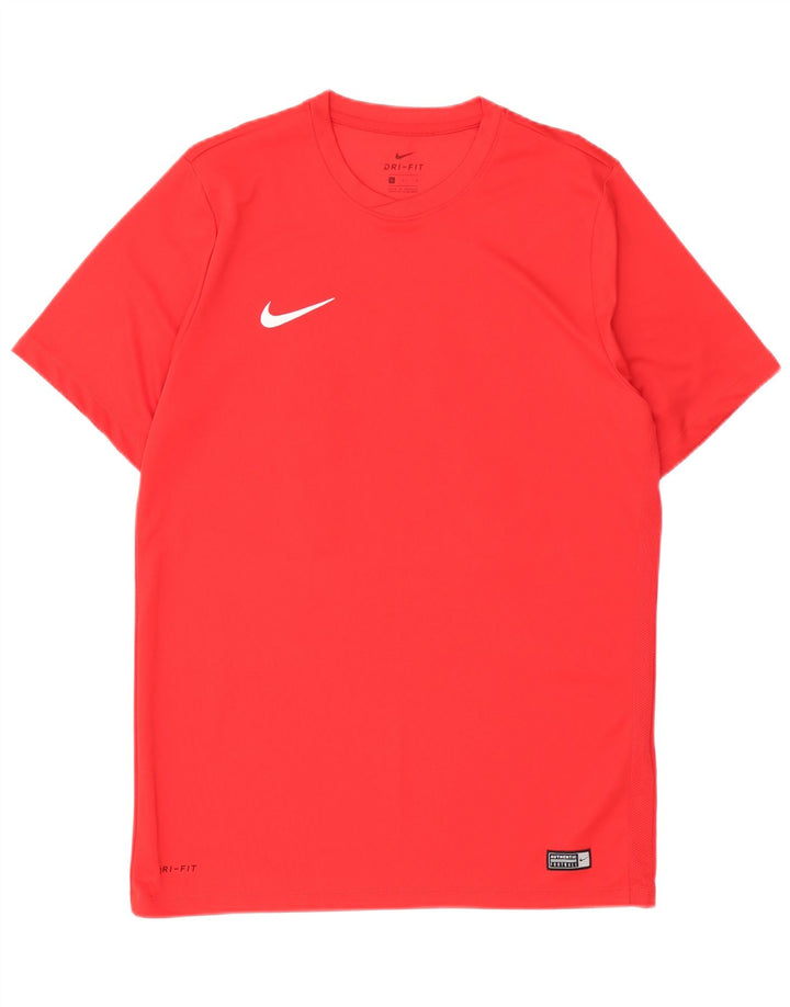 NIKE T-shirt graphique Dri Fit pour hommes, grand rouge, en polyester