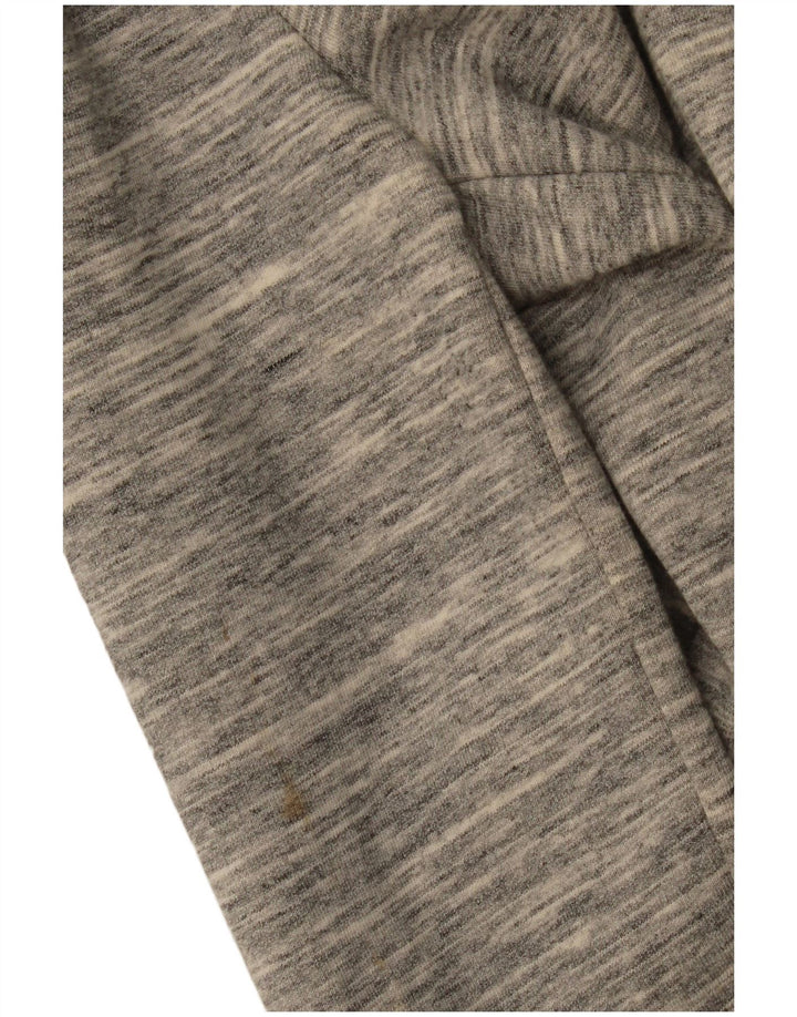 Superdry Veste Blazer 1 Bouton Femme UK 14 Coton Chiné Gris Moyen