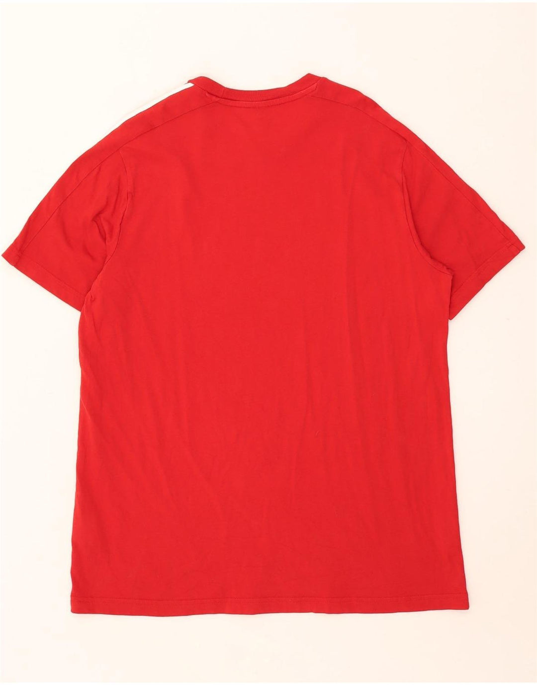 ADIDAS T-Shirt Homme Haut Large Rouge Coton