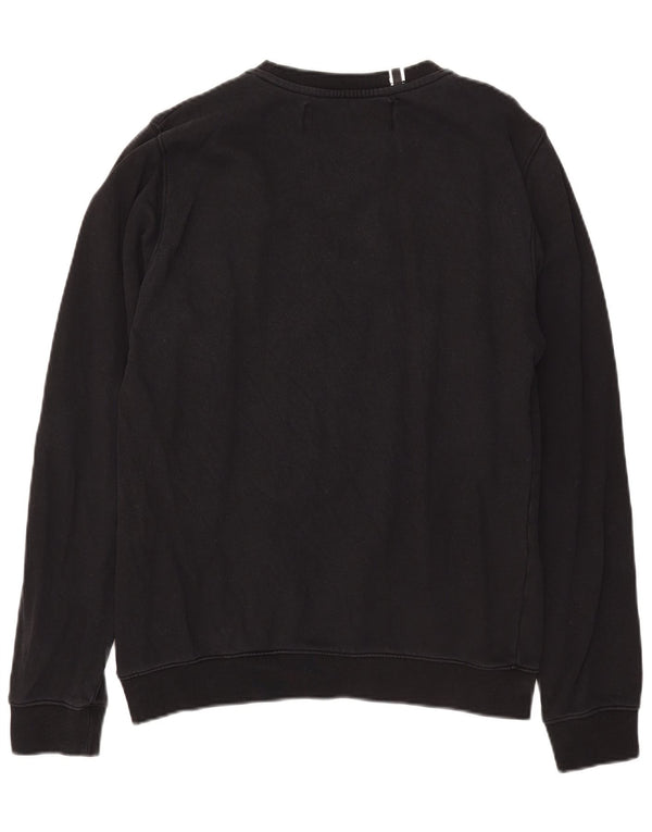 Replay Sweat-shirt pour femme UK 16 Large Noir Coton
