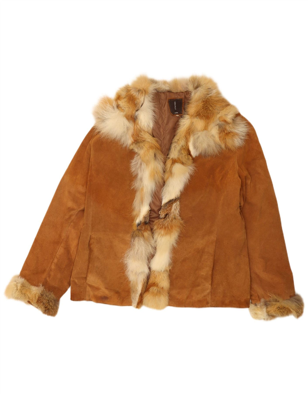 Conbipel Veste en Daim Femme IT 48 XL Cuir Beige