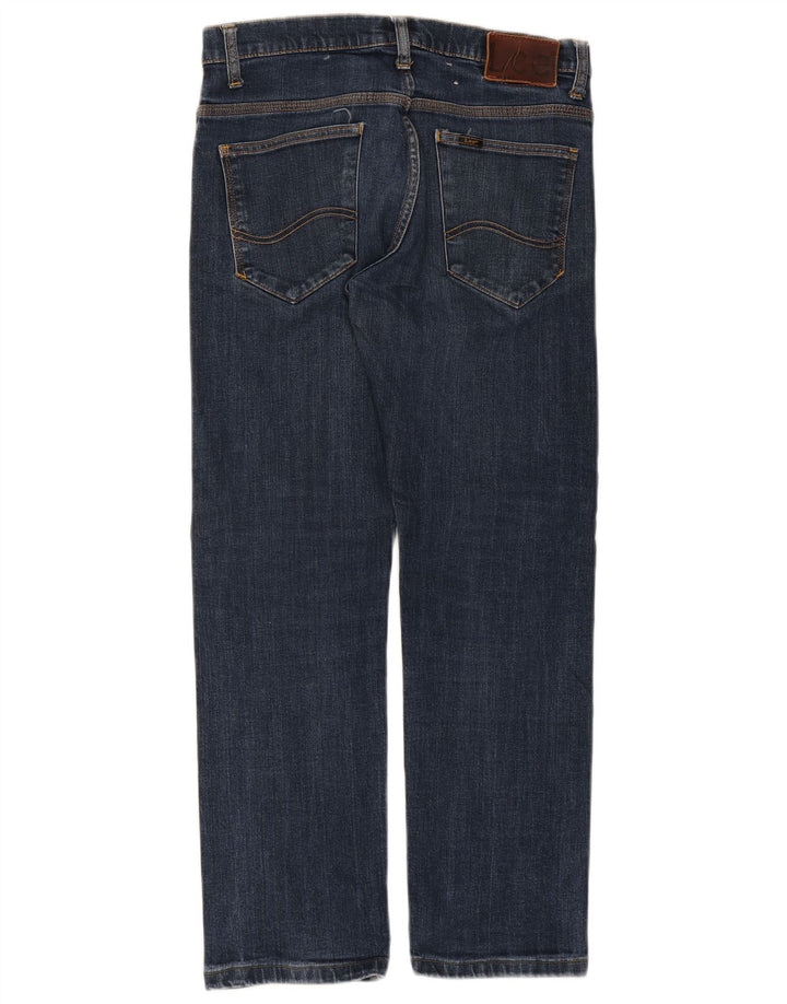 Lee Jean Droit Homme W32 L29 Bleu Marine