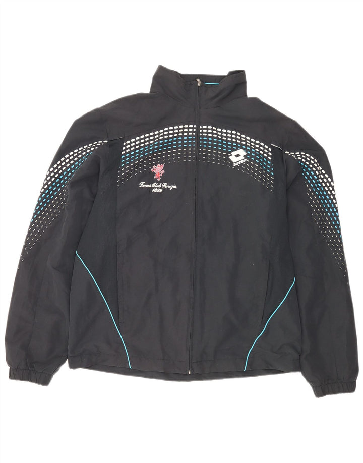 LOTTO Tennis Club Perugia Graphic Survêtement pour homme Taille L Noir