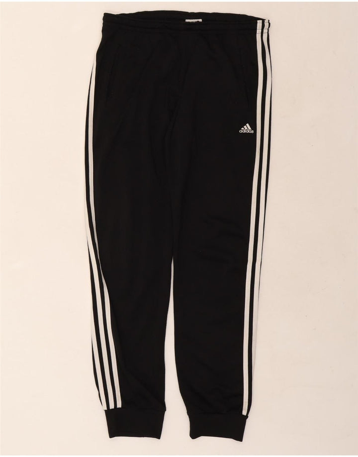 Adidas Pantalon de survêtement pour homme UK 38/40 Noir moyen Polyester