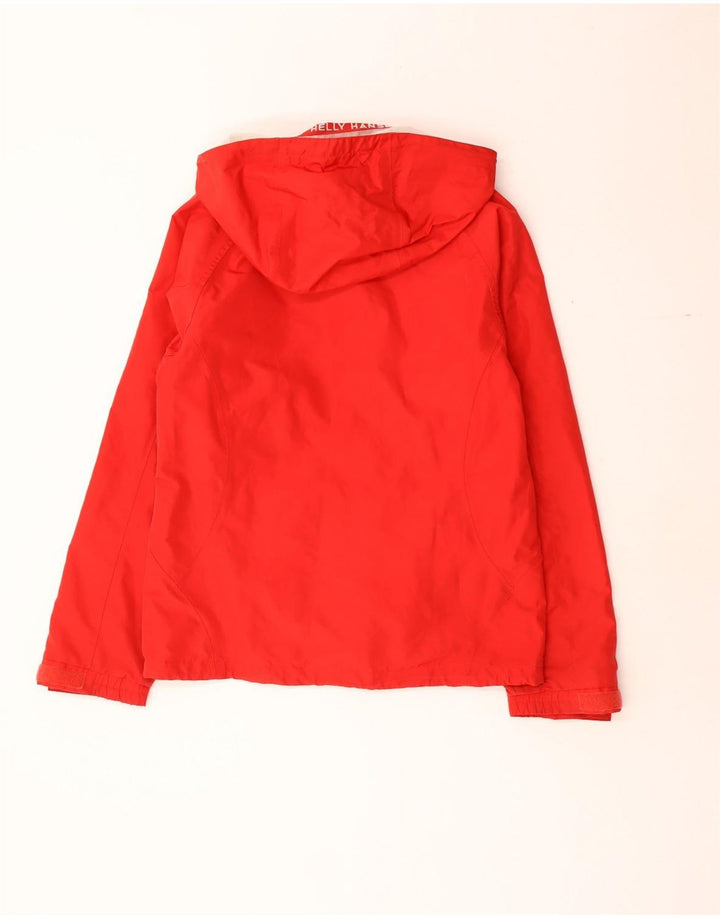 Helly Hansen Veste de pluie à capuche pour femme UK 14 Rouge moyen Polyester