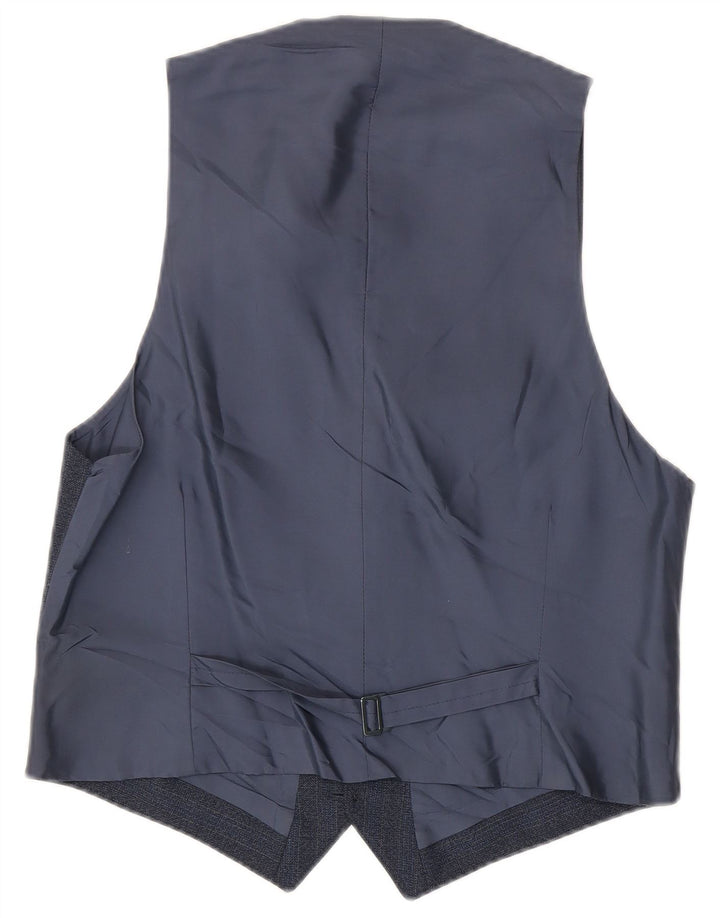 gilet homme vintage Petite rayure bleu marine