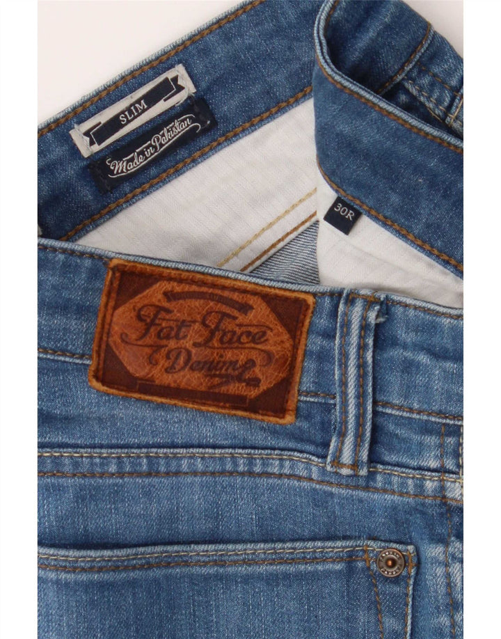 Fat Face Jean Slim Homme W30 L31 Bleu Coton