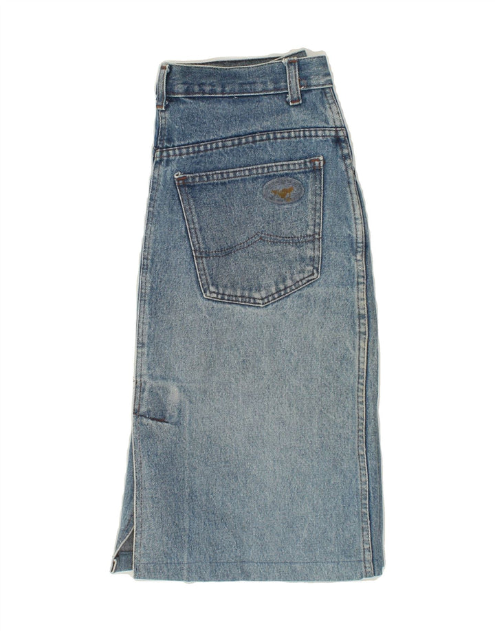CARRERA Womens Denim Skirt W30 Medium Blue Cotton Vintage Carrera and Second-Hand Carrera from Messina Hembry 