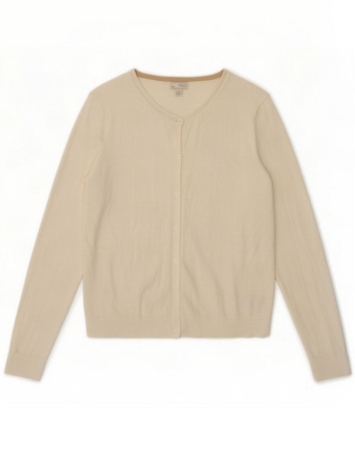 Gap Cardigan pour femme UK 12 Coton blanc moyen