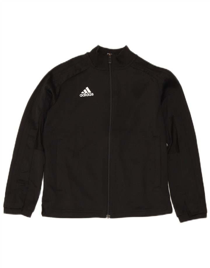 Veste de survêtement Adidas Garçon 7-8 ans Noir Polyester