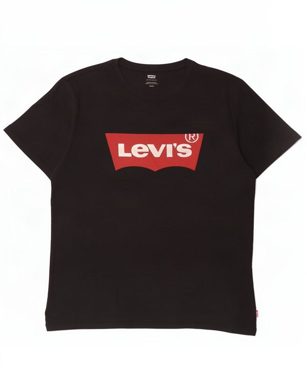 Levi's Tee-Shirt Graphic Homme Noir Moyen Coton