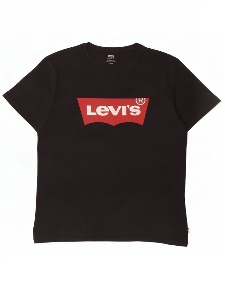 Levi's Tee-Shirt Graphic Homme Noir Moyen Coton