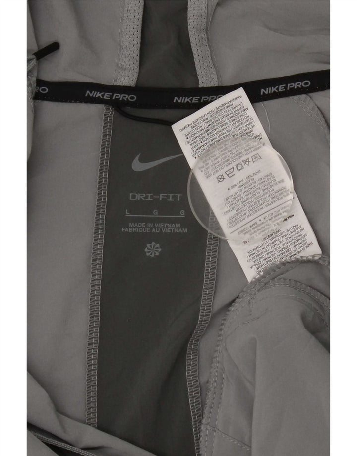 Nike Dri Fit Veste de survêtement à capuche pour homme Taille L Gris Colorblock
