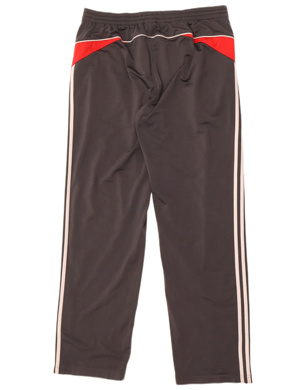 Adidas Pantalon de survêtement pour homme UK 46/48 XL Gris Colorblock Polyester