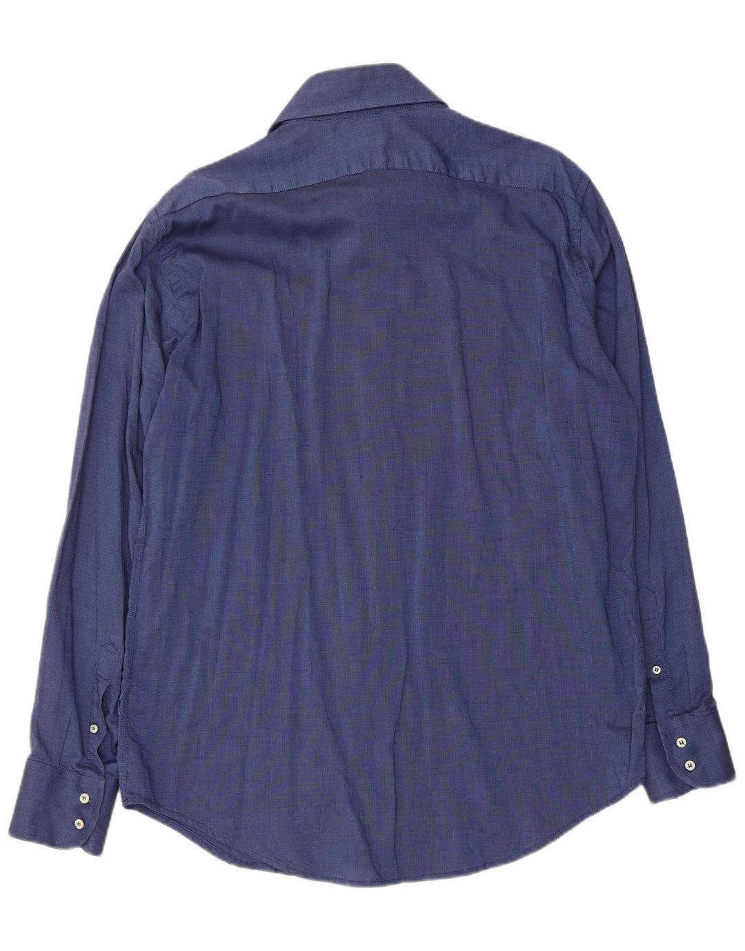 Benetton Chemise Homme XL Bleu Marine Coton