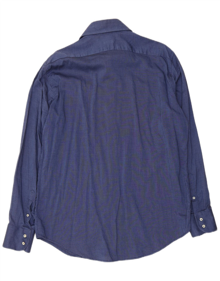 Benetton Chemise Homme XL Bleu Marine Coton