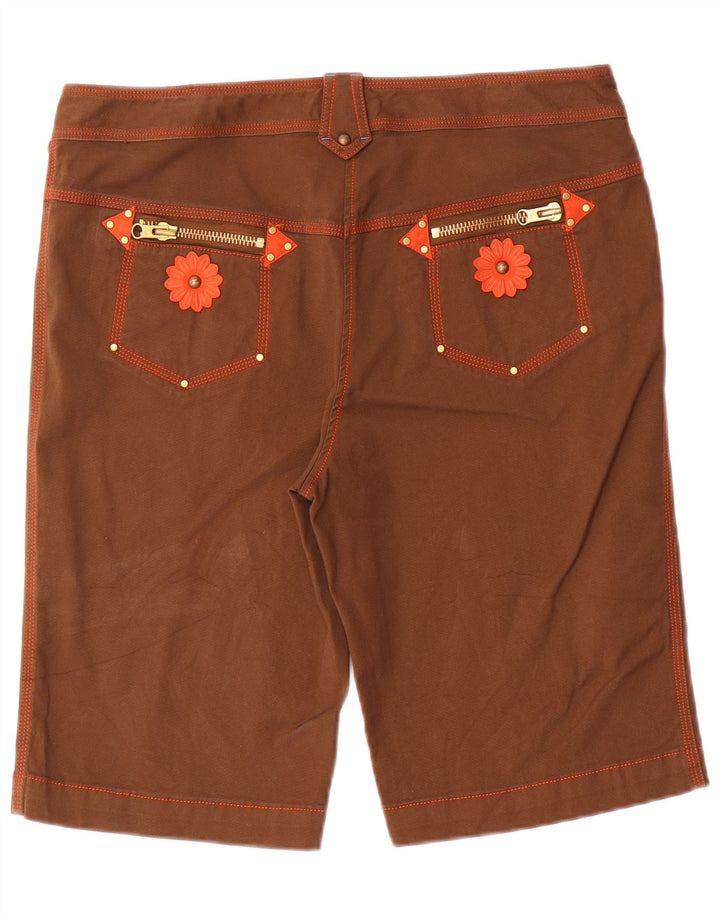 Fay Short décontracté pour femme IT 46 Large W32 Marron Coton