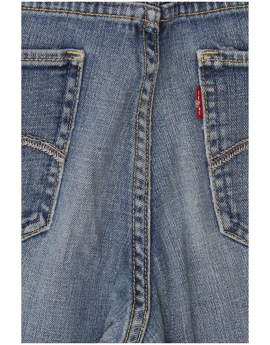 Levi's Jean Slim Taille Mi-haute Femme US 8 Medium W28 L28 Bleu Coton
