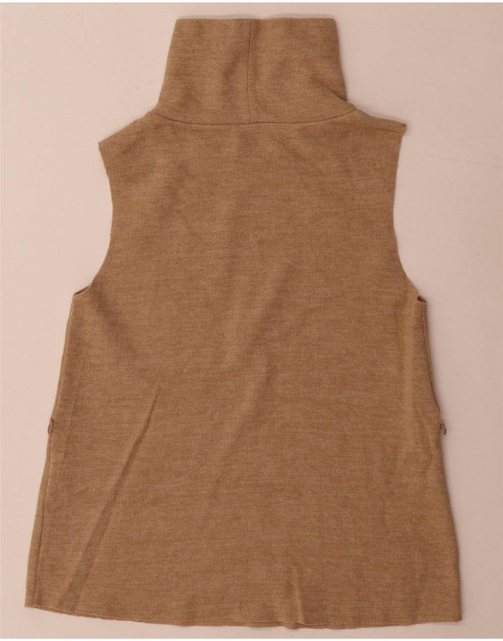 Zara Femme Débardeur UK 8 Petit Coton Beige