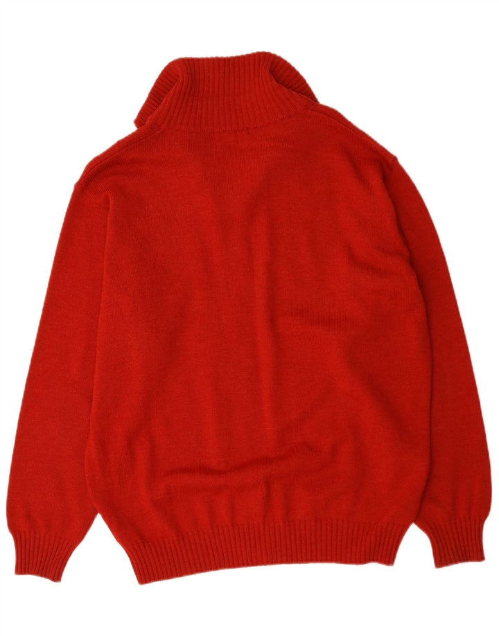 Pierre Cardin Pull Cardigan Homme Grande Laine Rouge