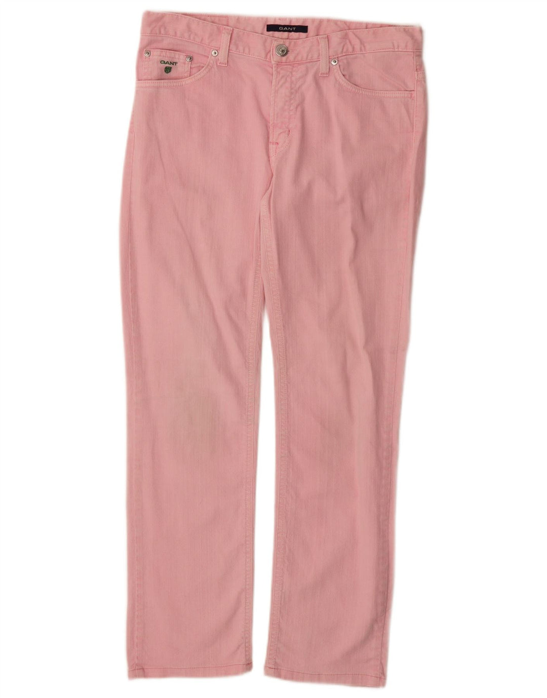 GANT Pantalon décontracté droit Dawn coupe droite pour femme W29 L32 Coton rose