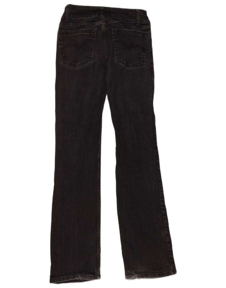 WRANGLER Jean Bootcut Femme US 0 XS W26 L32 Coton Noir