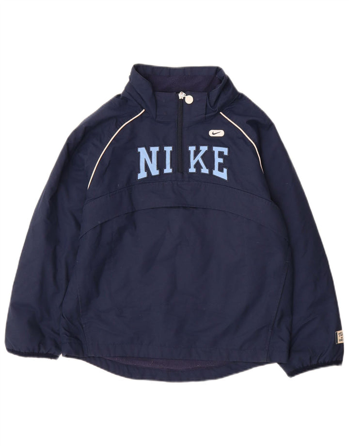 Nike Garçon Oregon Graphic Anorak Veste 8-9 ans Petit Bleu Marine Polyester