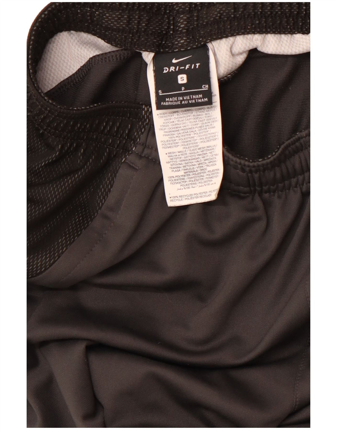 NIKE Pantalon de survêtement Dri Fit pour hommes, petit, noir, polyester