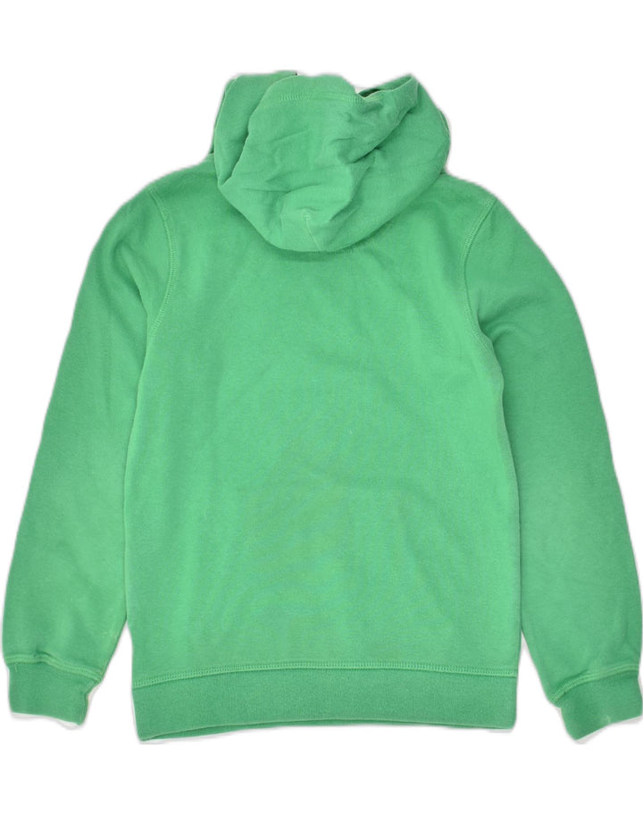CHAMPION Boys Graphic Hoodie Jumper 7-8 Years Small  Green Cotton | Vintage Champion | Thrift | Second-Hand Champion | Used Clothing | Messina Hembry 