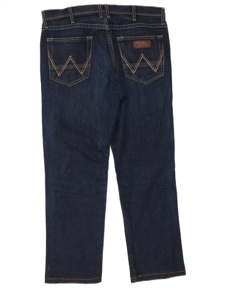 WRANGLER Jean Droit Roxboro Homme W32 L34 Bleu Coton