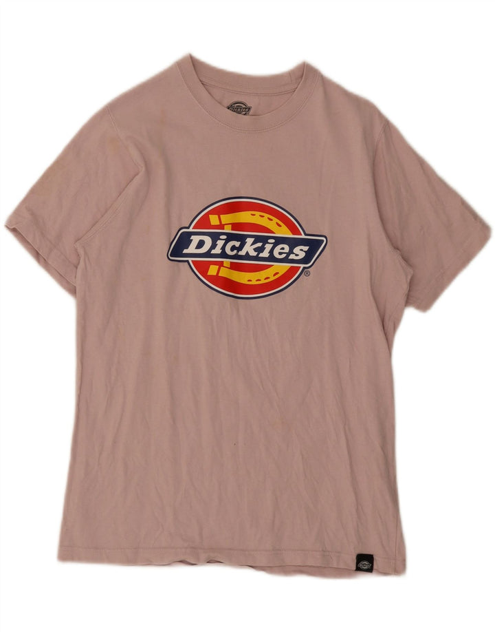 Dickies T-Shirt Graphique Homme Petit Rose Coton
