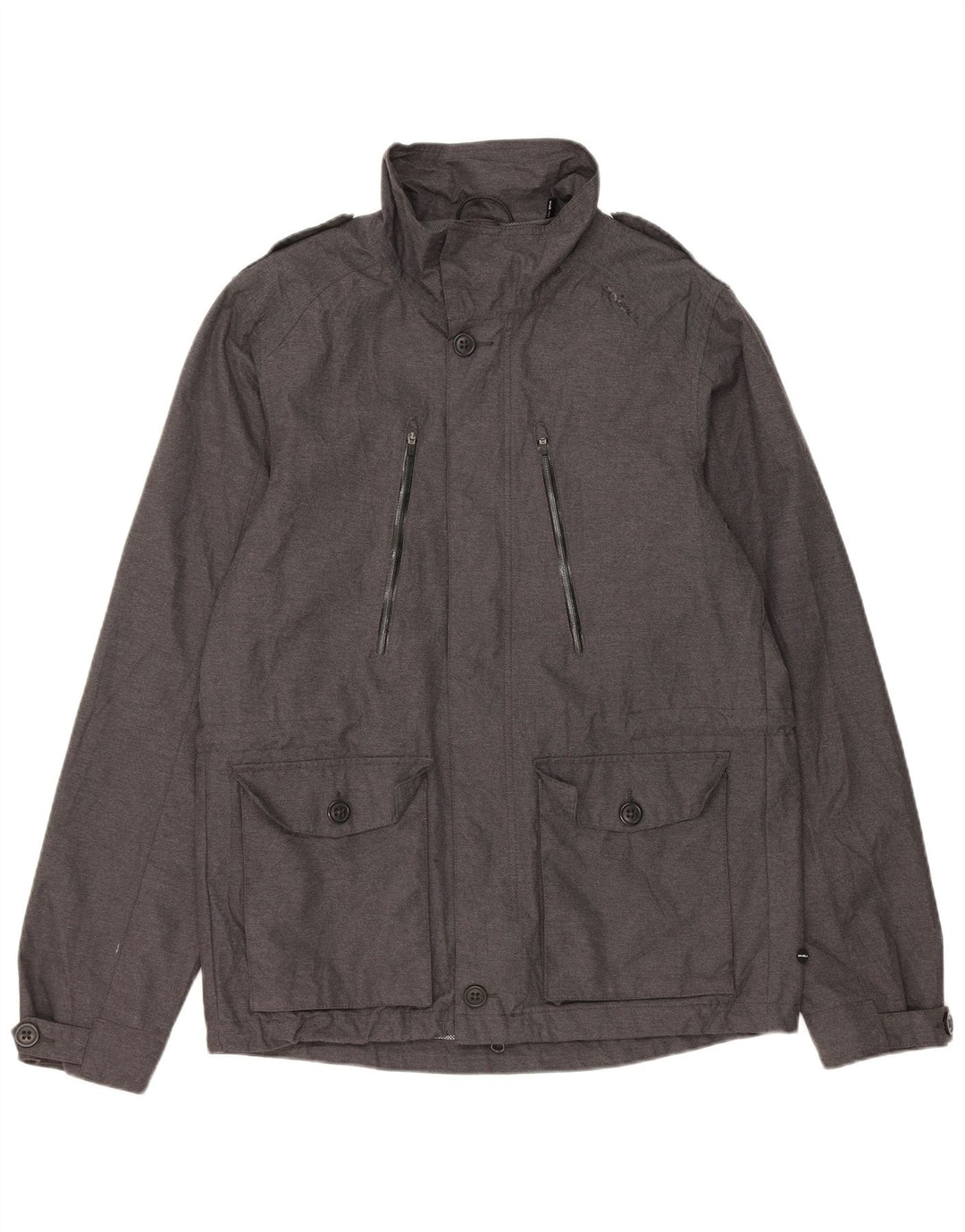 O'Neill Veste utilitaire militaire pour homme UK 38 Gris moyen Polyester