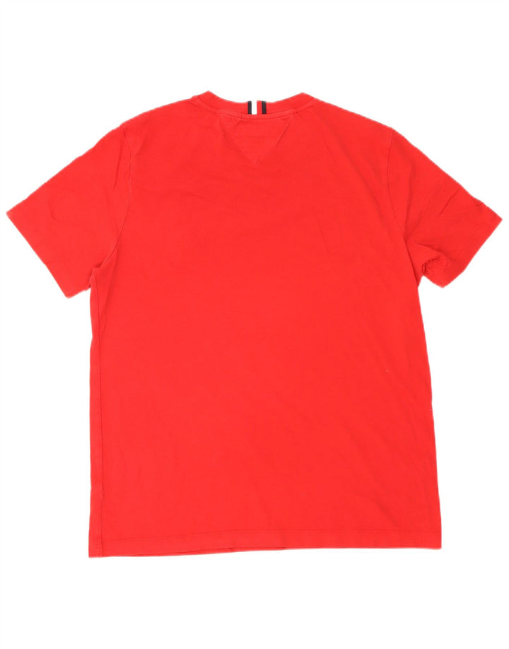Tommy Hilfiger T-Shirt Regular Fit Homme Rouge Moyen