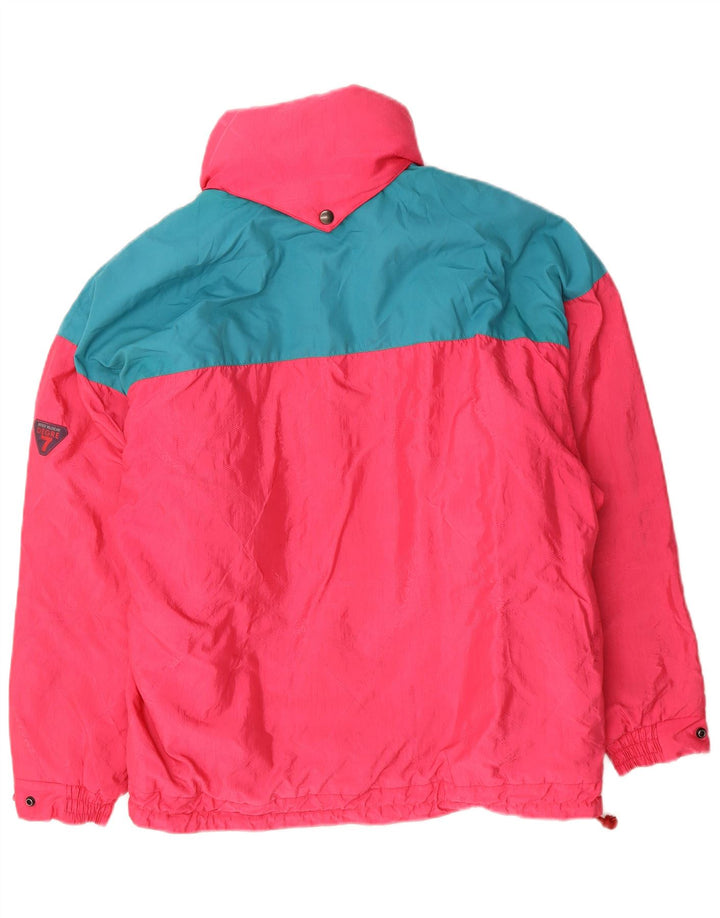 Veste De Ski Oversize Femme Degre 7 IT 44 Polyamide Colorblock Rose Moyen