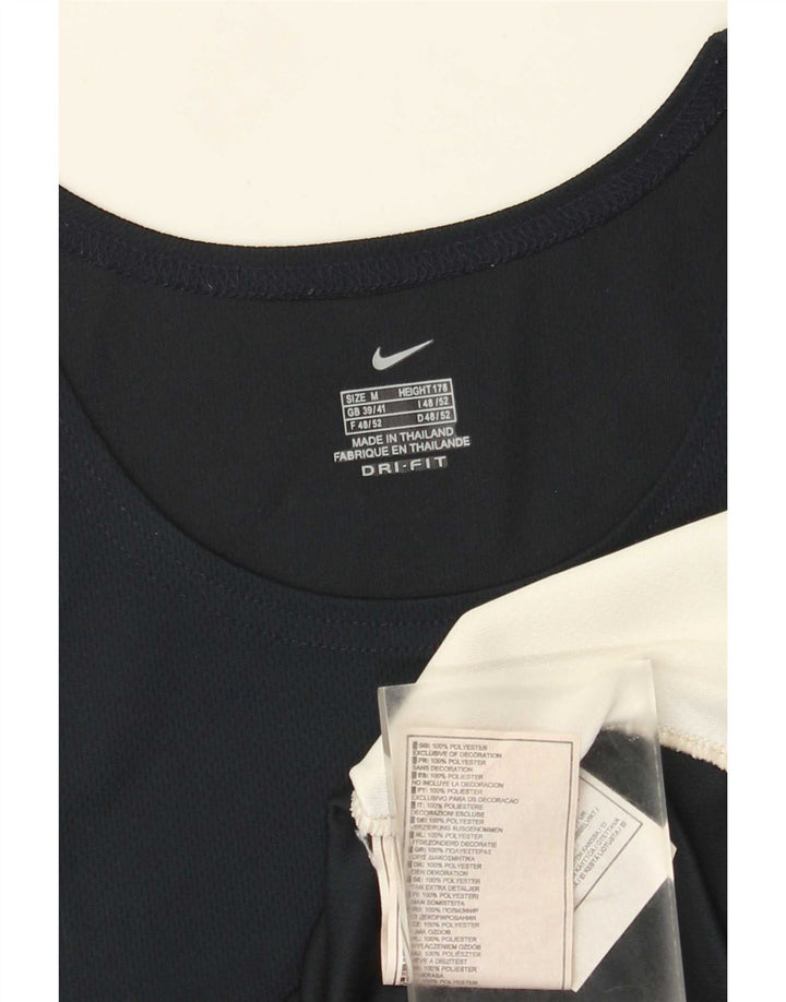 Nike Hommes Dri Fit Débardeur Bleu Marine Moyen Colorblock Polyester