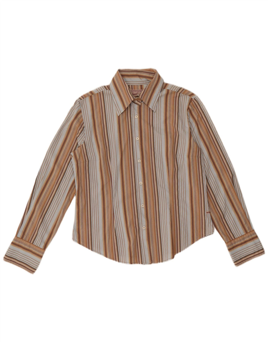 MARLBORO CLASSICS Chemise Slim Fit Femme UK 18 XL Rayé Multicolore