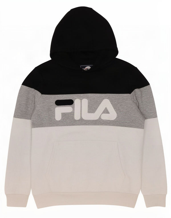 Fila Pull à capuche graphique garçon 13-14 ans Multicolore Colourblock