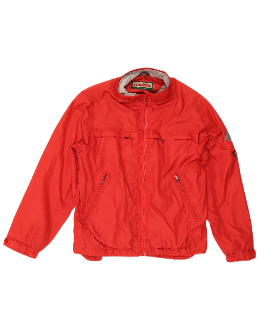 Invicta Veste coupe-vent pour homme UK 36 Small Rouge Polyamide