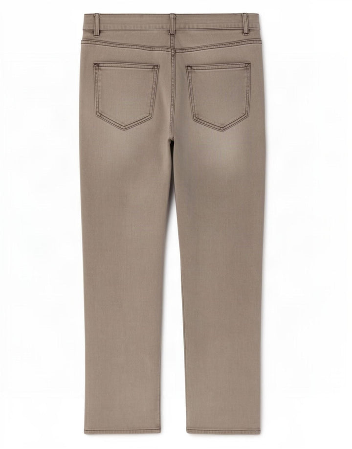 Marks & Spencer Jean court régulier pour femme UK 12 Medium W30 L25 Gris