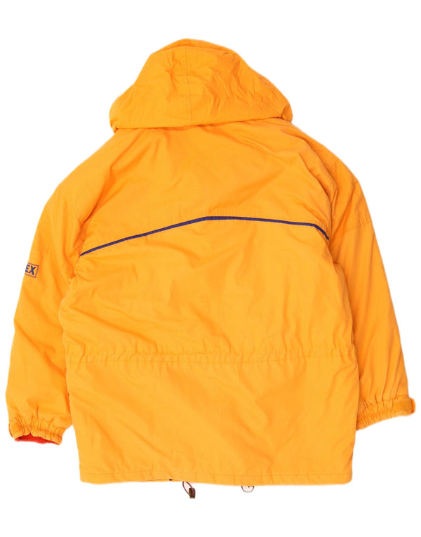 Etirel Veste de ski surdimensionnée à capuche Beverly Hills pour femme UK 16 Large Jaune