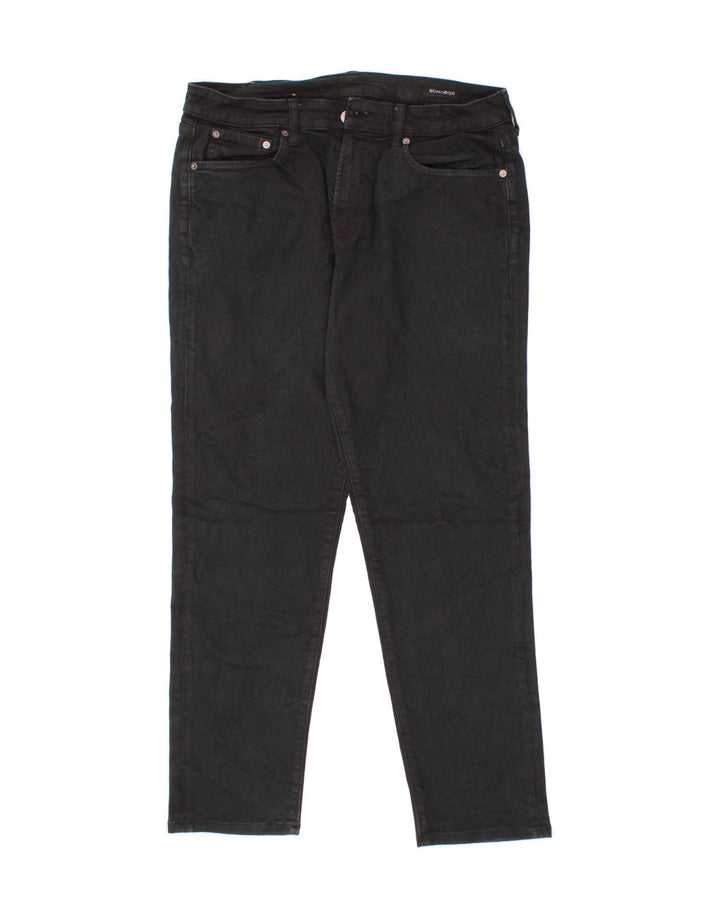 BONOBOS Mens Slim Jeans W33 L34 Black Cotton Vintage BONOBOS and Second-Hand BONOBOS from Messina Hembry 
