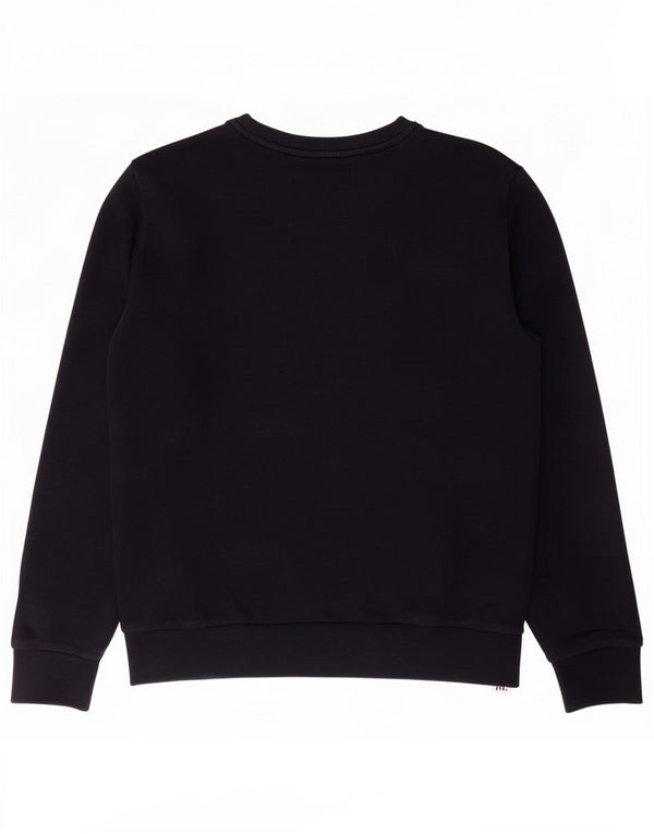 Calvin Klein Jeans Sweat-shirt graphique pour femme UK 14 Bleu marine moyen