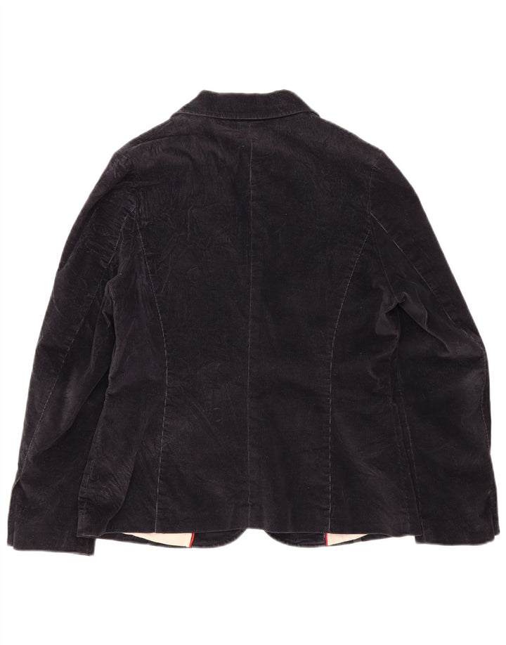 CONTE OF FLORENCE Veste Blazer 2 Boutons Femme IT 46 Large Bleu Marine