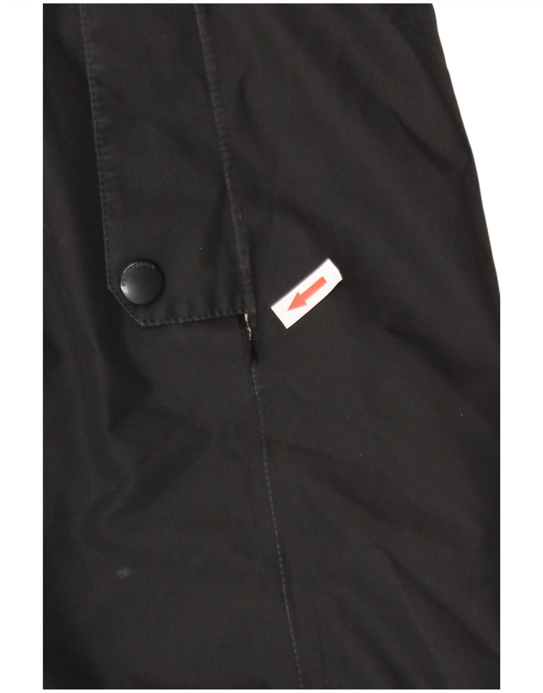 Helly Hansen Parka à capuche pour femme UK 14 Large Noir Nylon