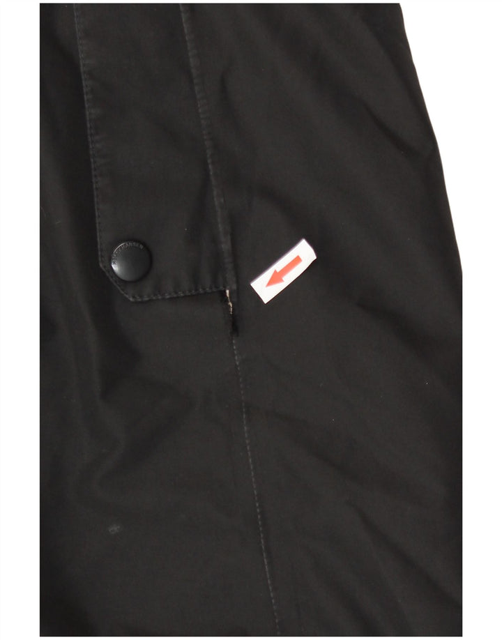 Helly Hansen Parka à capuche pour femme UK 14 Large Noir Nylon