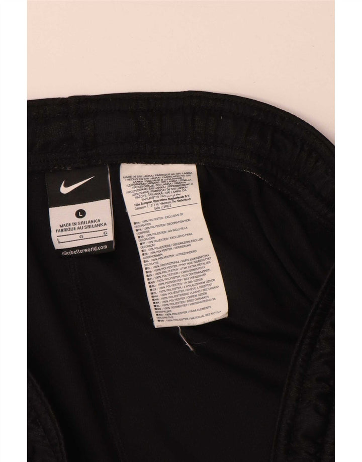 Nike Short de sport pour homme Large en polyester rayé noir
