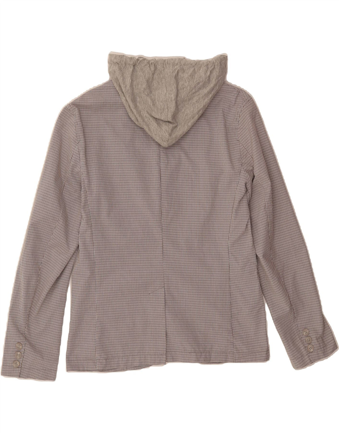JACK & JONES Boys Hooded Blazer Jacket 13-14 Years Multicoloured Check Vintage Jack & Jones and Second-Hand Jack & Jones from Messina Hembry 