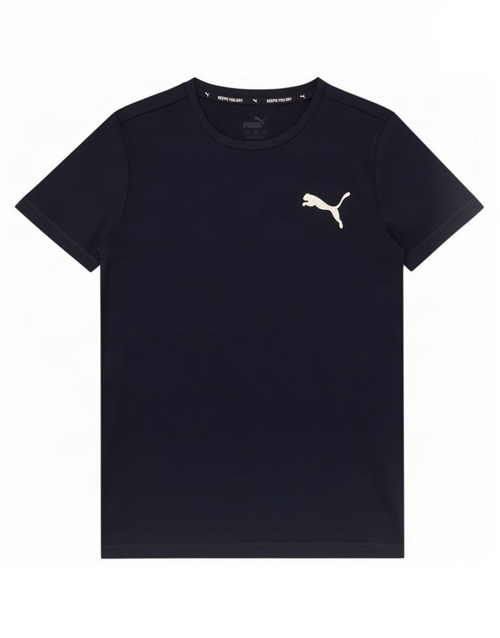 Puma T-Shirt Garçon 11-12 ans Bleu Marine Polyester