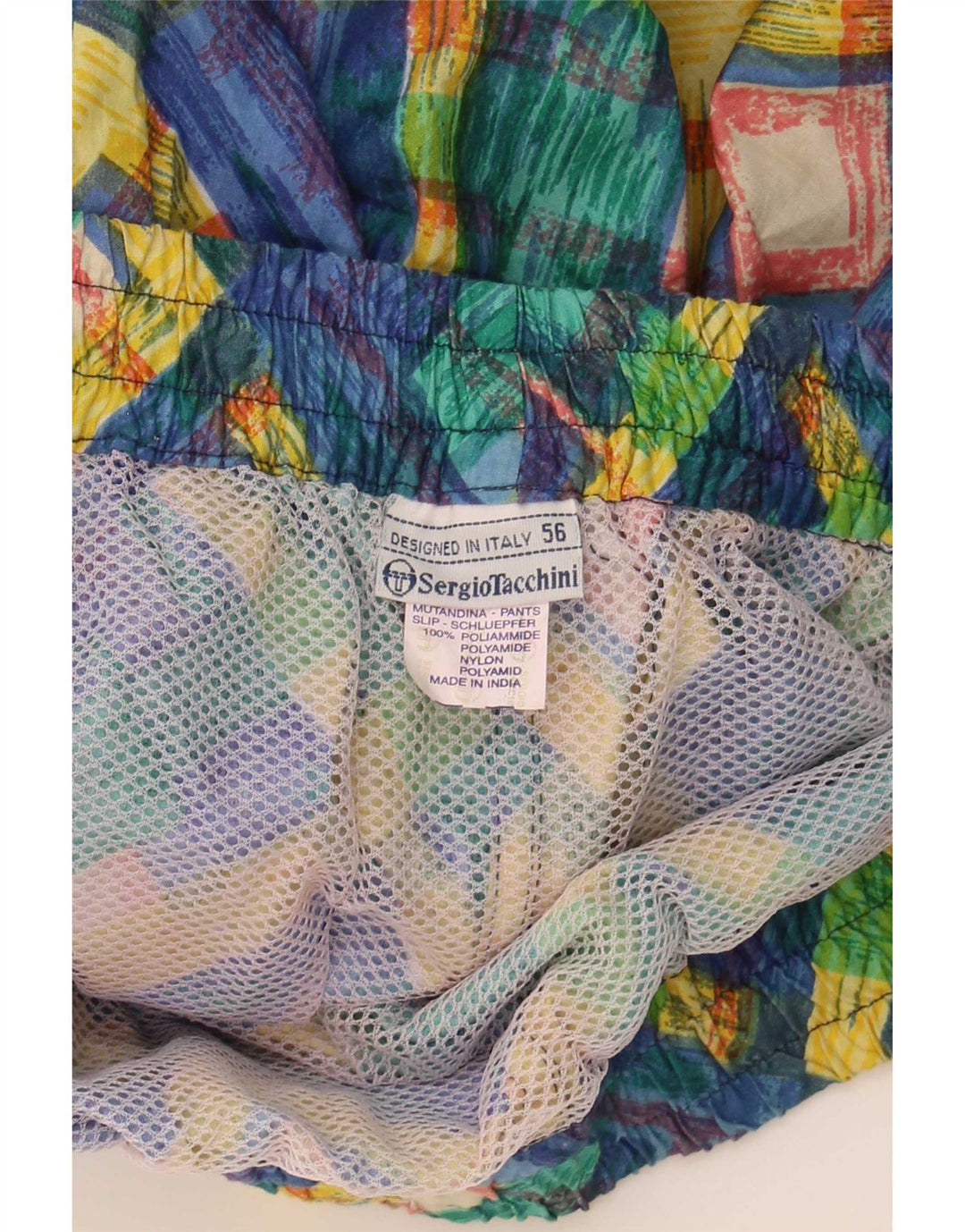 Sergio Tacchini Short de Bain Homme IT 56 XL Multicolore Géométrique